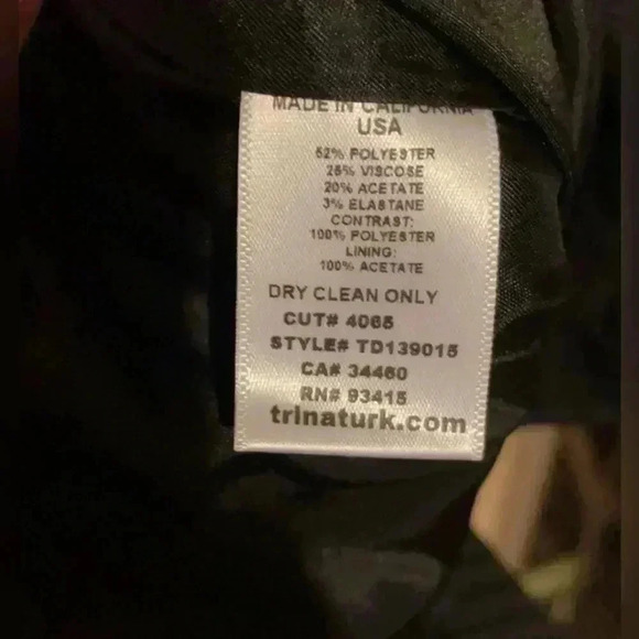 Trina Turk Bernadette cocktail dress ,  sz 4 NWT - Picture 4 of 12